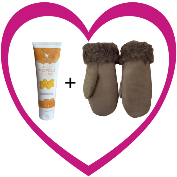 Pakke 1: Propolis krem + damevotter, one size.